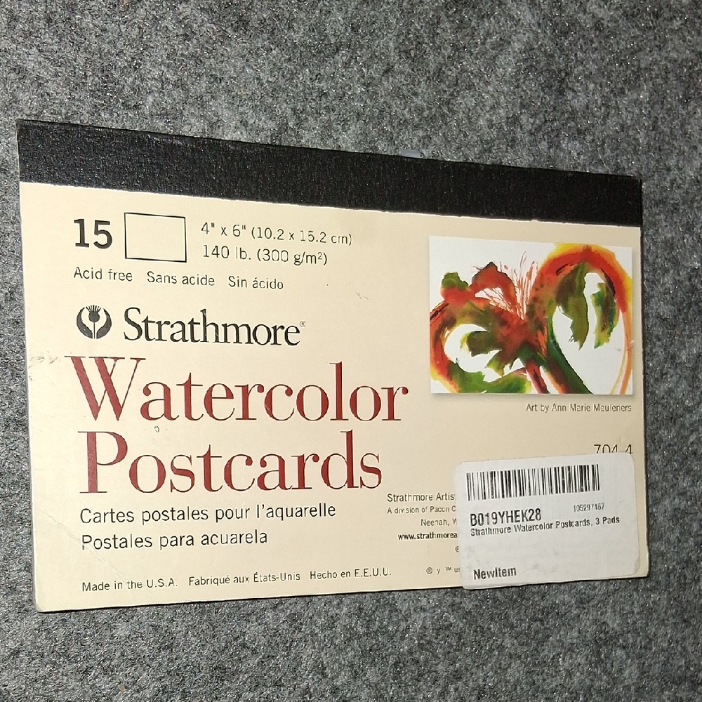 Strathmore Watercolor Postcards - White